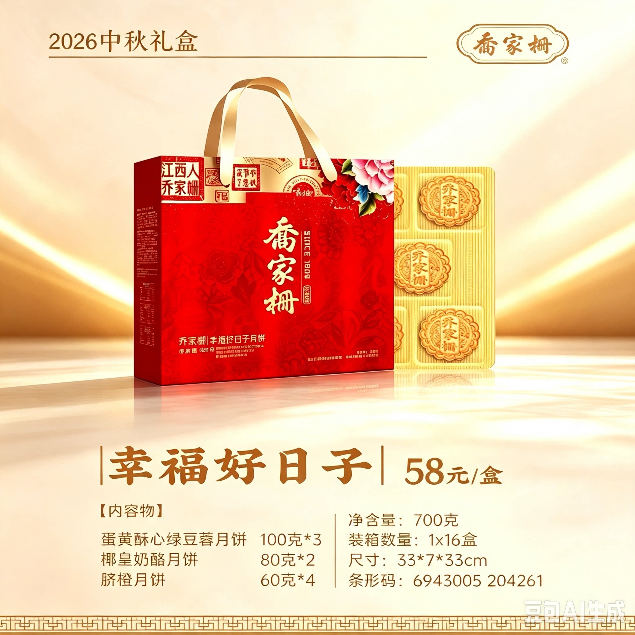 乔家栅月饼江西福利款团购福利