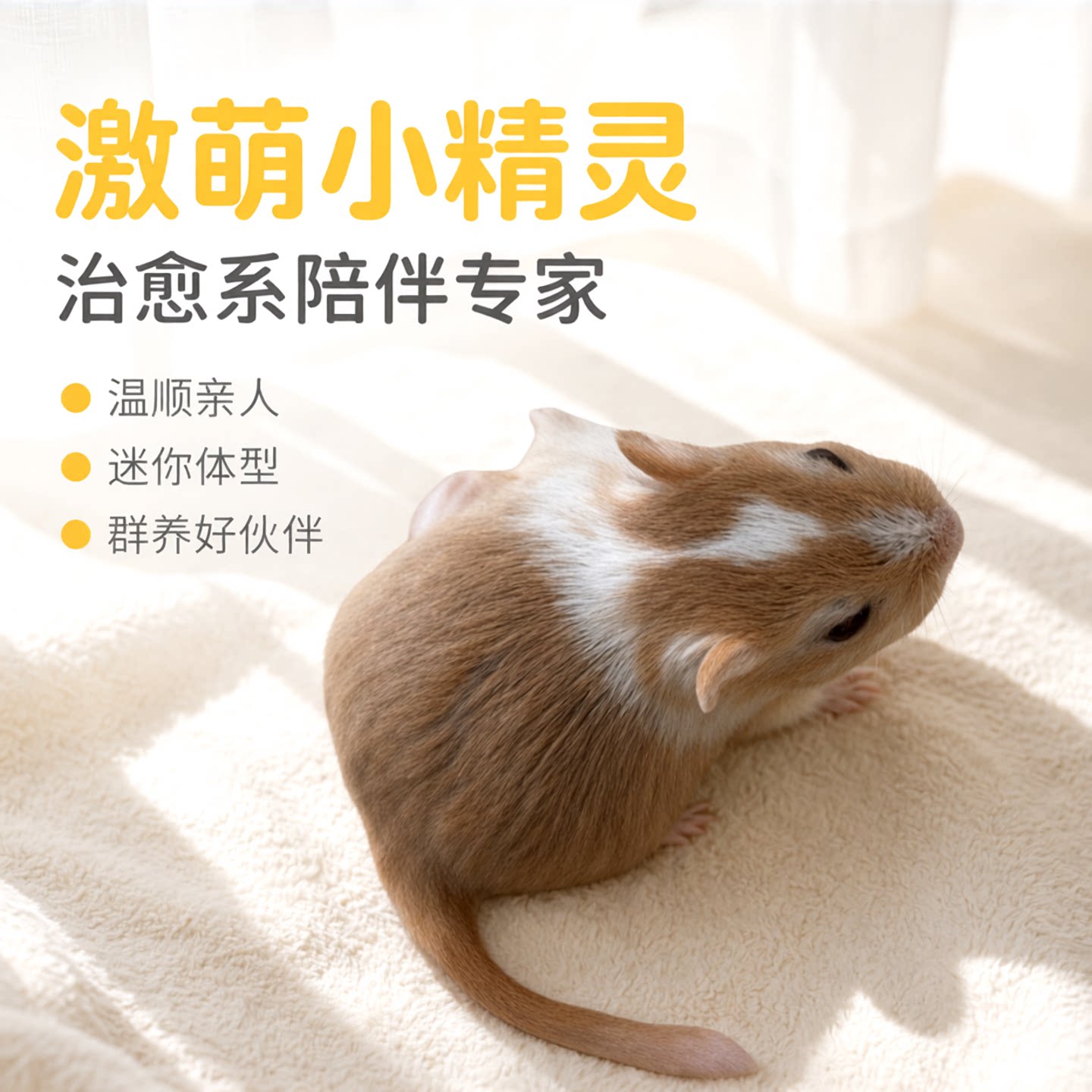 蒙古沙鼠自家繁育温顺可爱