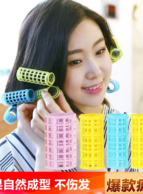 老式卷发筒内扣卷发神器不伤发卷发工具烫发杠塑料卷筒子母卷发器