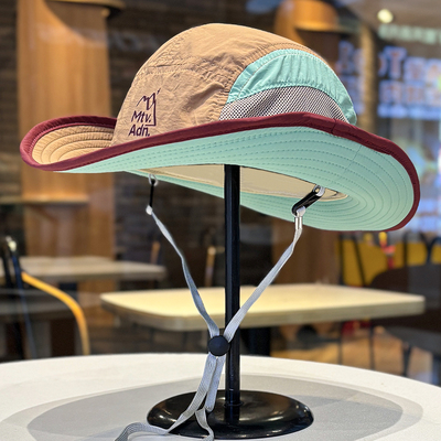 拼色宽檐UPF50+户外速干渔夫帽