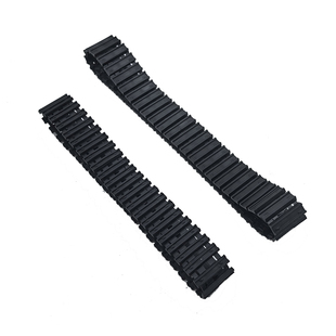 汇纳遥控挖掘机履带配件轮胎加厚雪地坦克越野车橡胶轮带DIY组装