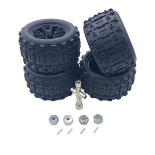 伟力1：14高速车沙滩轮胎144001 124018升级配件遥控车雪地大轮胎
