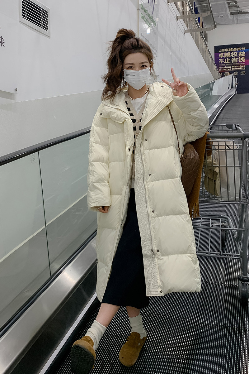 2023冬季新款现货高品质90绒长款羽绒服166-2301P340K498,女装羽绒服,茜茜公主
