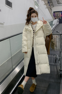 2023冬季新款现货高品质90绒长款羽绒服166-2301P340K498图片