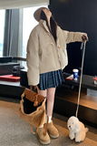 2023冬季新款现货牛角扣时尚短款90羽绒服166-6628P280K398，女装羽绒服，茜茜公主