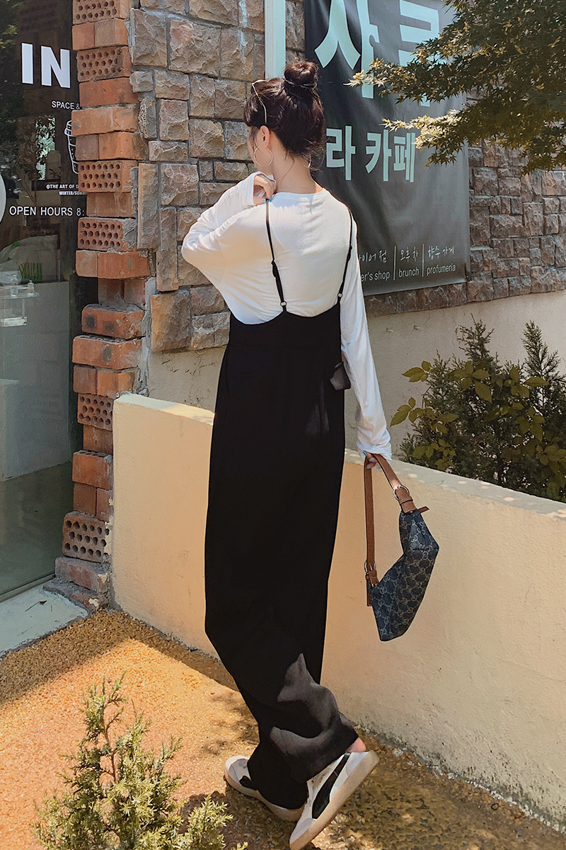 2022新款现货背带裤166-8627P85K138,女装休闲裤,茜茜公主