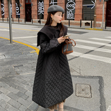 2024冬季新款现货菱形格时尚羽绒棉服166-9976P185K268，女装棉衣/棉服，茜茜公主