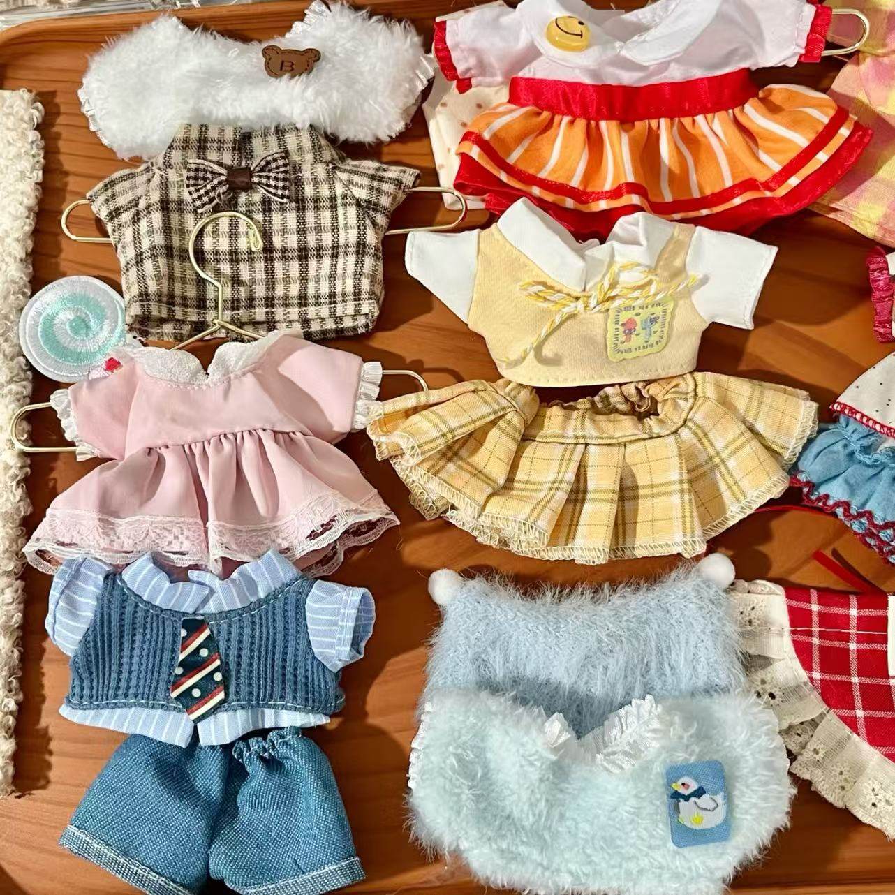 新款可爱10cm娃衣海星体玩偶公仔可穿衣服原创冬装正常体盲盒女孩,模玩/动漫/周边/娃圈三坑/桌游,棉花娃娃/毛绒玩具娃衣,淘宝优惠券,粉丝福利购,淘宝优惠卷