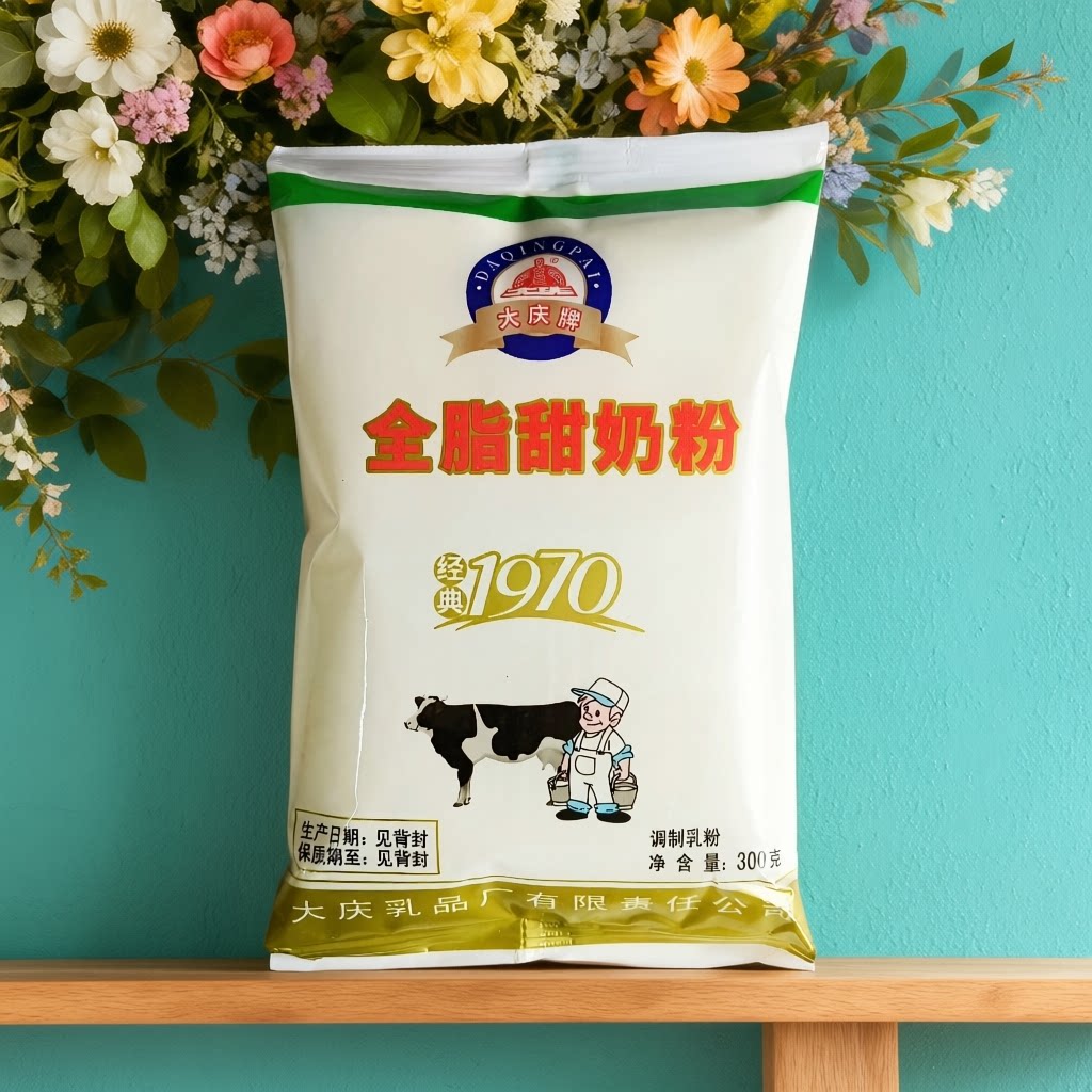 大庆老奶粉学生成年袋装盒装全脂全家营养奶粉