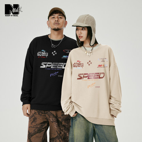 机车元素卫衣N-MAX潮牌男装