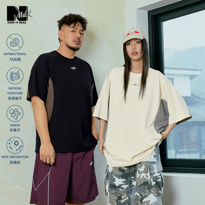 NMAX7A抗菌立体周波印花短袖T恤