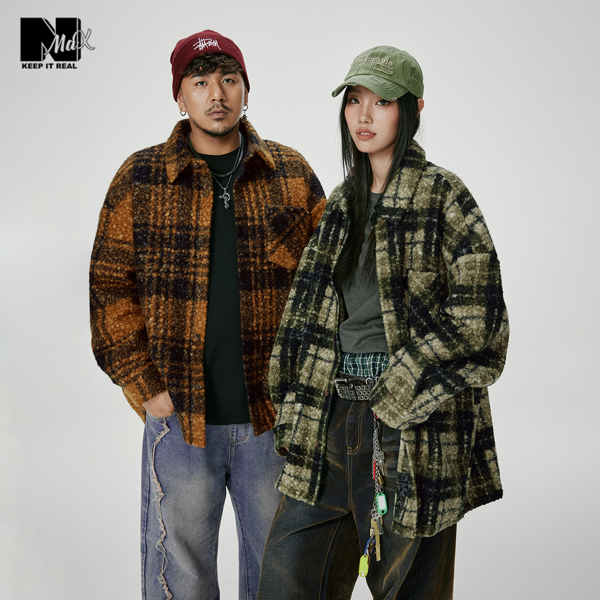 毛圈大衣N-MAX潮牌男装