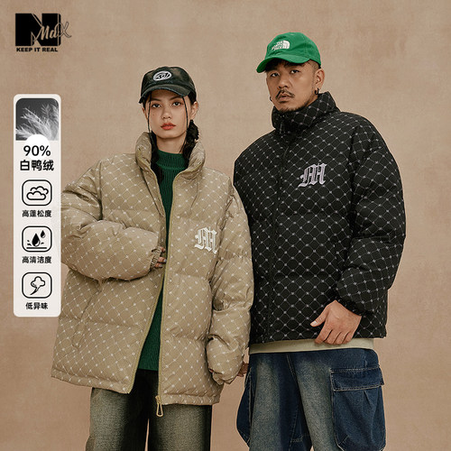 nmax重磅满印复古羽绒服