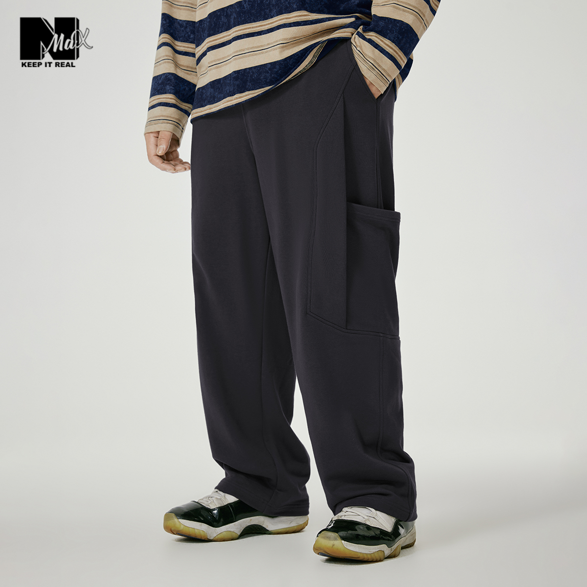 立体剪裁休闲裤N-MAX潮牌男装