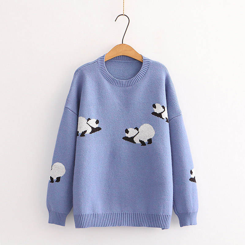 少女秋裝12-15歲女大童學院風圓領毛衣初中高中學生寬松針織上衣在類目 女裝/女士精品, 毛衣中 - 來自Buy2taobao.com提供專業的淘寶代購服務