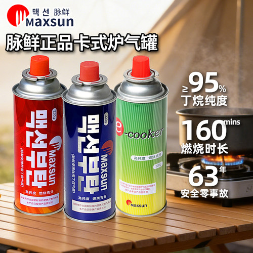 新款脉鲜气罐卡式炉气瓶丁烷瓦斯