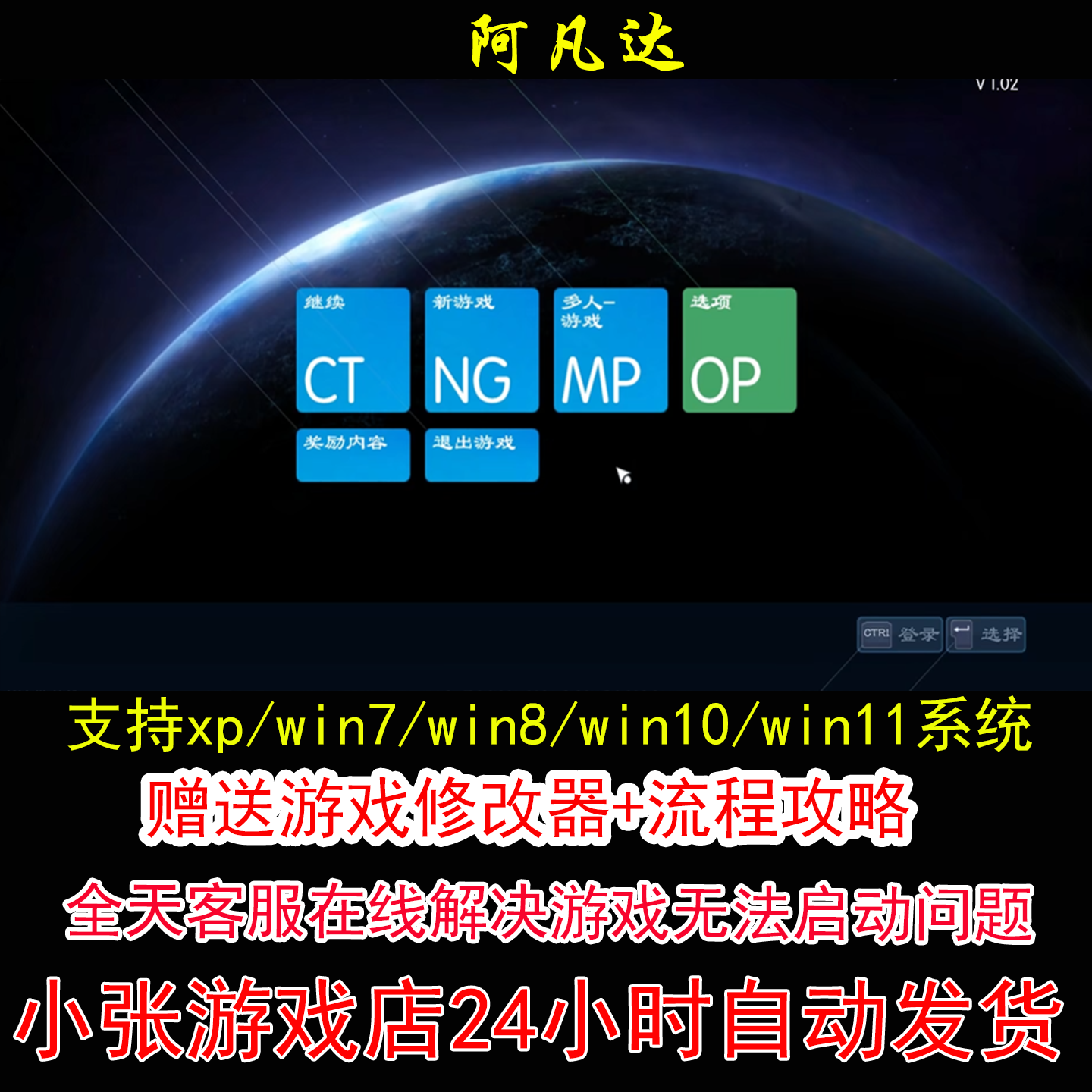 阿凡达+修改器+攻略 pc电脑单机游戏怀旧角色