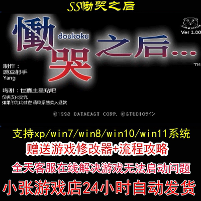 SS恸哭之后+修改器+攻略 pc电脑单机游戏怀旧角色