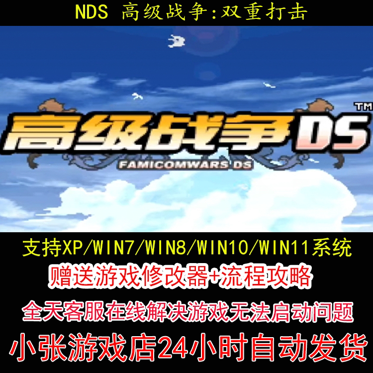 NDS 高级战争 双重打击+修改器+攻略 pc电脑单机游戏怀旧角色