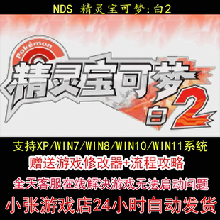 NDS 精灵宝可梦(口袋妖怪)白2+修改器+攻略 pc电脑单机游戏怀旧角