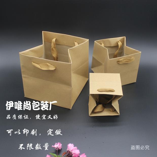 超大侧宽牛皮纸袋/现货加厚款包装袋/服装手提袋盆栽蛋糕礼品袋