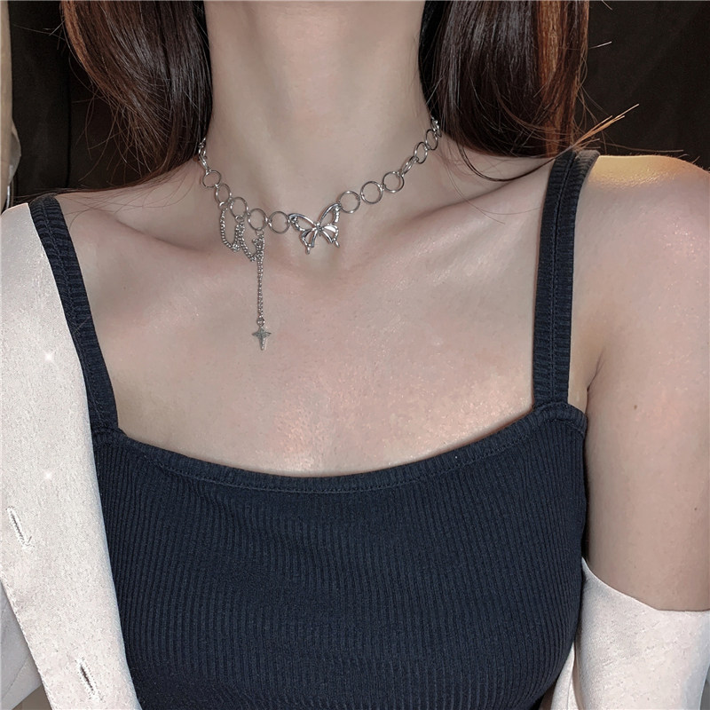 choker钛钢小众设计感高级锁骨链