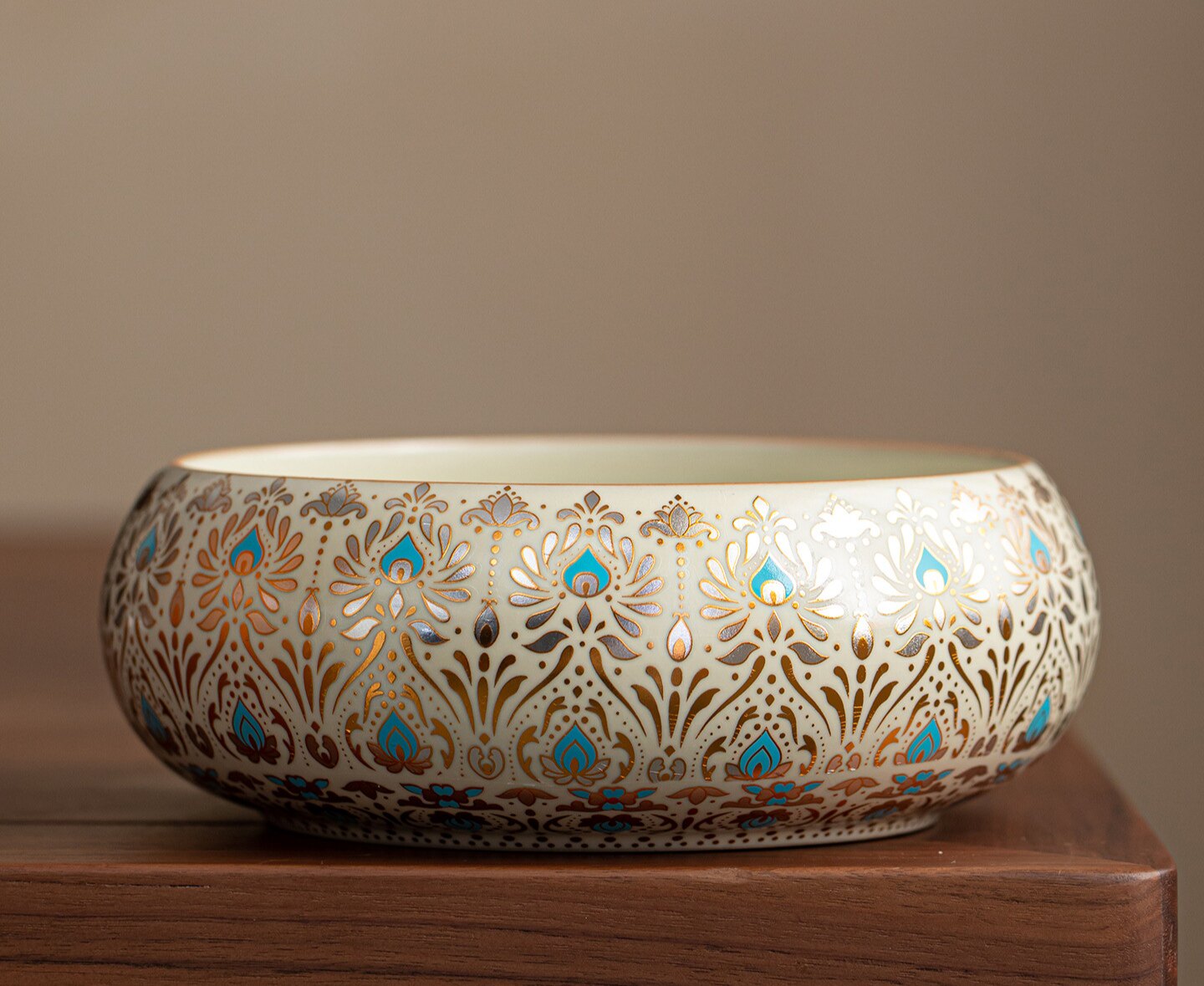 创意陶瓷烟灰缸大码高颜值 家用客厅中式轻奢 果皮垃圾收纳艾灸缸