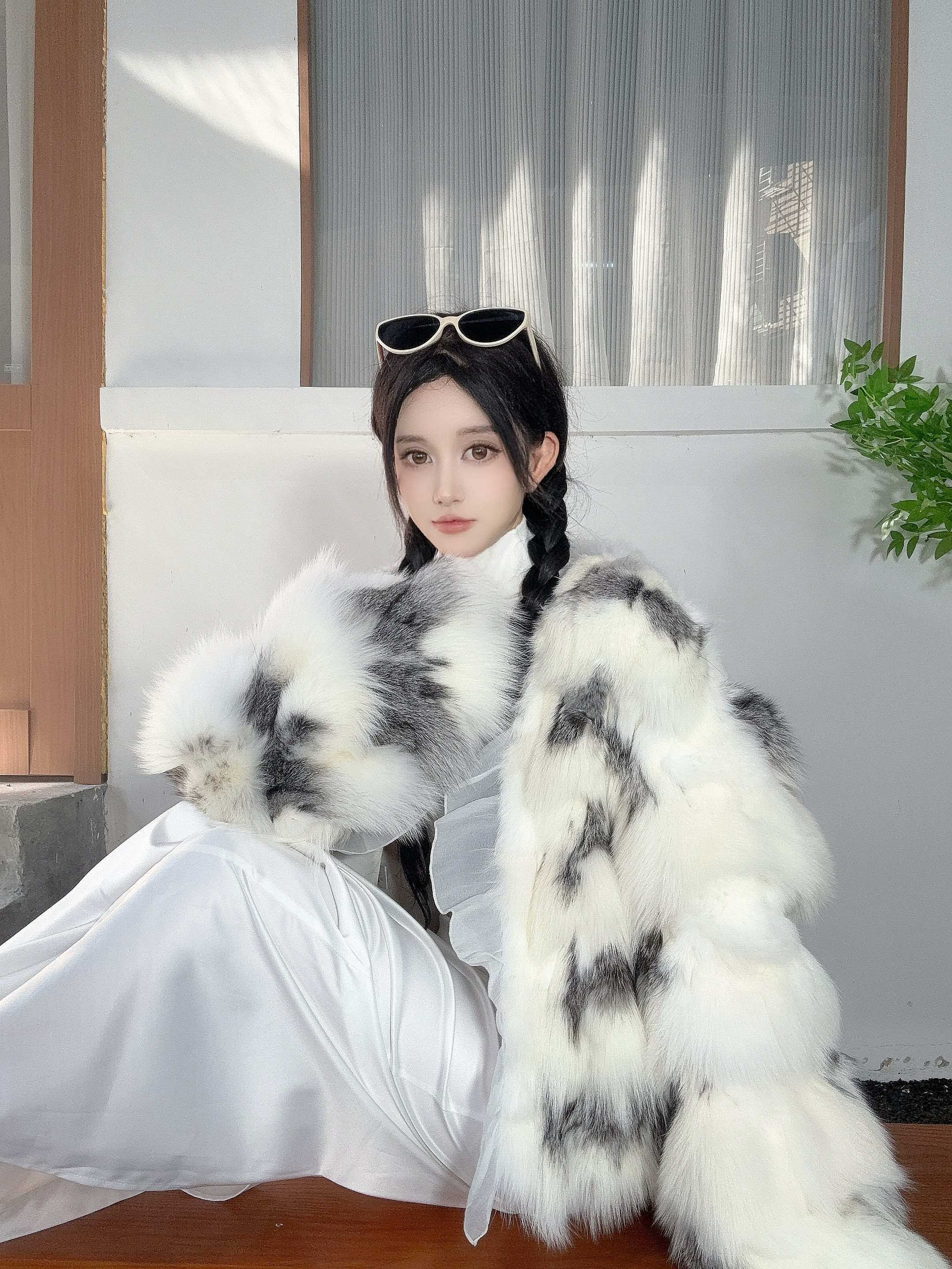 2026年冬季 仙女皮草 狐狸毛花瓣艺术皮草 保暖纯净时髦又温婉图片