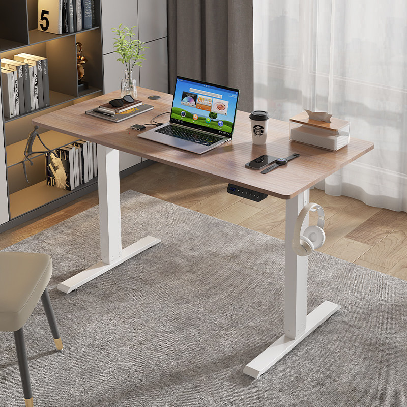 沃可因智能电动升降桌站立式办公电脑桌家用学习桌可升降书桌子u1