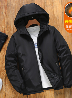 2025男士外套薄棉衣冬季新款情侣修身短款棉袄羽绒棉服男保暖夹克