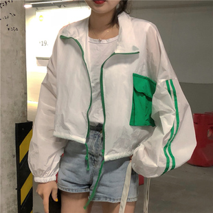 防晒衣女夏季2026新款薄款小众设计感宽松韩版学生长袖上衣外套潮