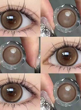 flurry美瞳小鹿斑比小兔兔圈粉嘿嘿考拉半年抛大小直径三明治佳TB