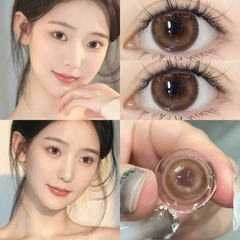 流心泡芙美瞳可可糖半年抛两片装年抛棕色大小直径隐形眼镜6tb,隐形眼镜/护理液,彩色隐形眼镜,淘宝优惠券,粉丝福利购,淘宝优惠卷
