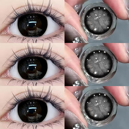 三明治工艺美瞳日抛30片秋冬10片女次抛隐形眼镜正品官网旗舰店ST