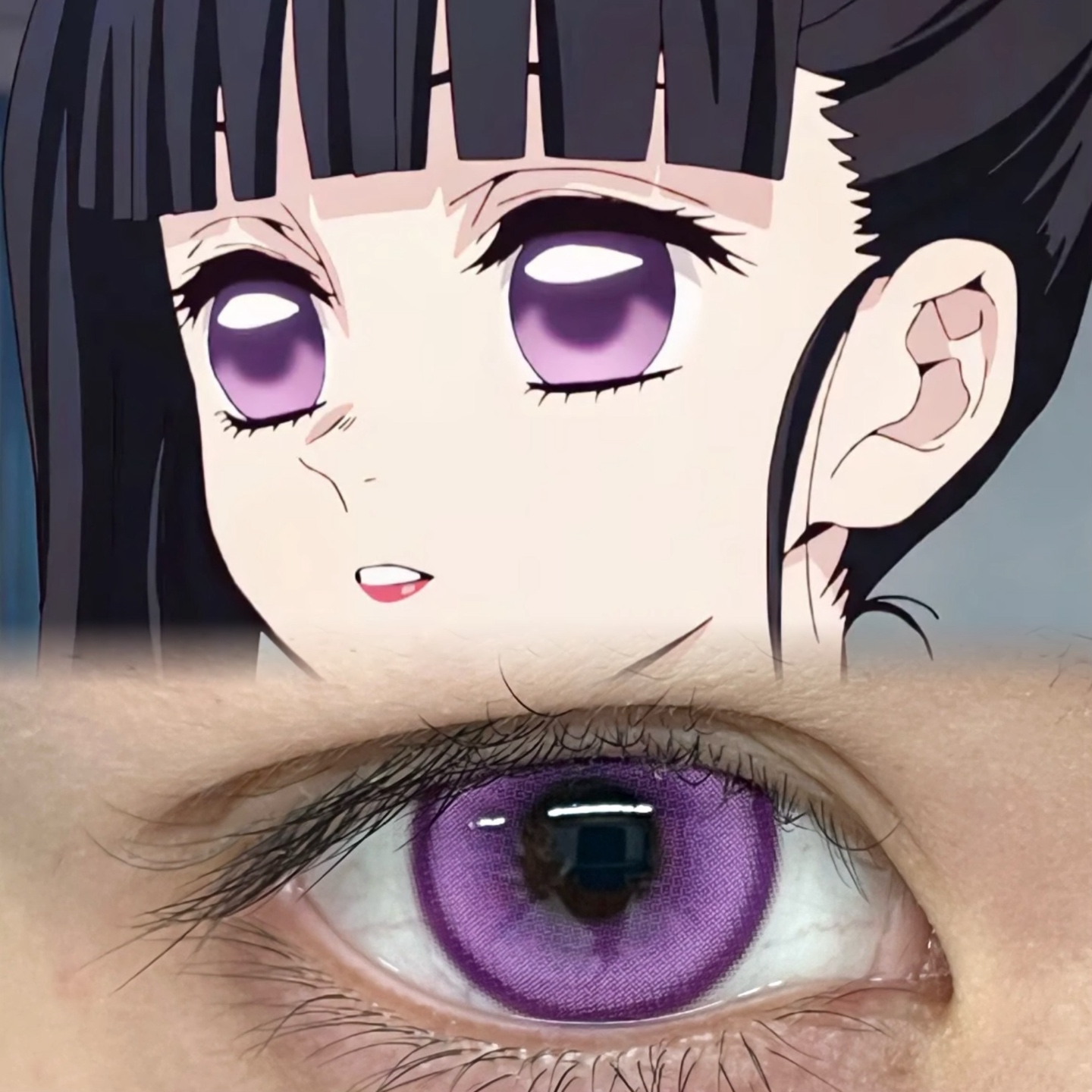 蝴蝶香奈乎COS美瞳日抛鬼灭之刃甘露寺蜜璃我妻善逸灶门炭治郎-GC