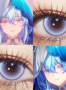 守岸人cos美瞳鸣潮紫色半年抛小直径正品隐形眼镜cosplay漫展佳WE