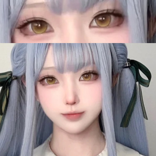 丰川祥子cos美瞳半年抛大直径混血漫展显色近视隐形眼镜一年抛ftb