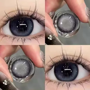 lemon黑莓蓝调时刻美瞳冰美式浮光时刻半年抛大小直径混血2TB