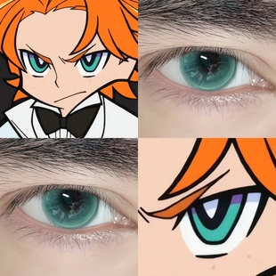 brief宅男cos美瞳半年抛大直径吊带袜天使cosplay漫展隐形眼镜2ST