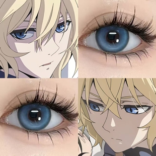百夜米迦尔cos美瞳半年抛终结的炽天使大小直径混血彩隐形眼镜2ST