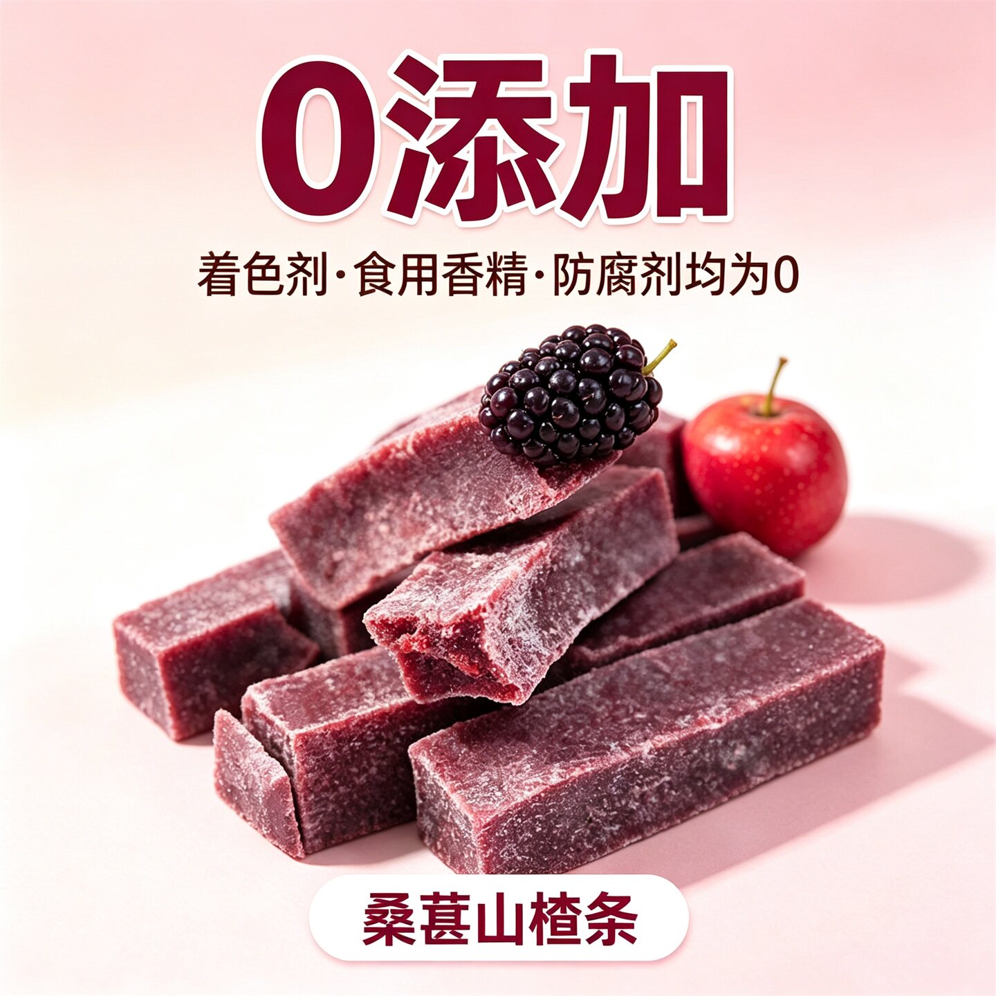 桑葚山楂条零食无添加解馋新鲜开胃酸甜果脯爱吃居家蜜饯果脯8dq