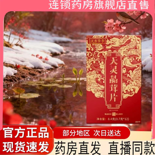 官方正品98严选汉方爷爷天灵晶茸片旗舰滋补营养糖丸草本萃取7qk