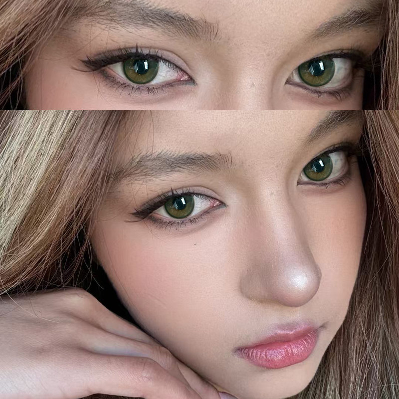 berrylook美瞳小曼谷半年抛妈生感大直径水润显大彩色隐形眼镜CTB