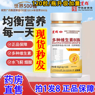 广州白云山星群多种维生素B族片官方旗舰店正品 b1b2b6b12叶酸2DT