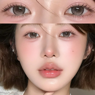 fairycon美瞳落日费尔岛半年抛大直径棕色自然隐形眼镜一年抛9tb