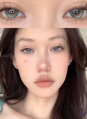 bollycon美瞳盐湖猫眼半年抛大直径绿色cos欧美混血隐形眼镜MYP