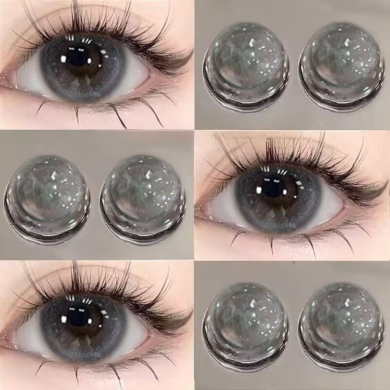 moddy风铃插曲灰色美瞳日抛自然纯欲一次性女大小直径隐形眼镜qy