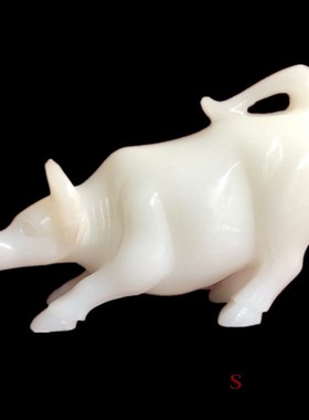 天然生肖牛旺市聚财电视柜工艺品