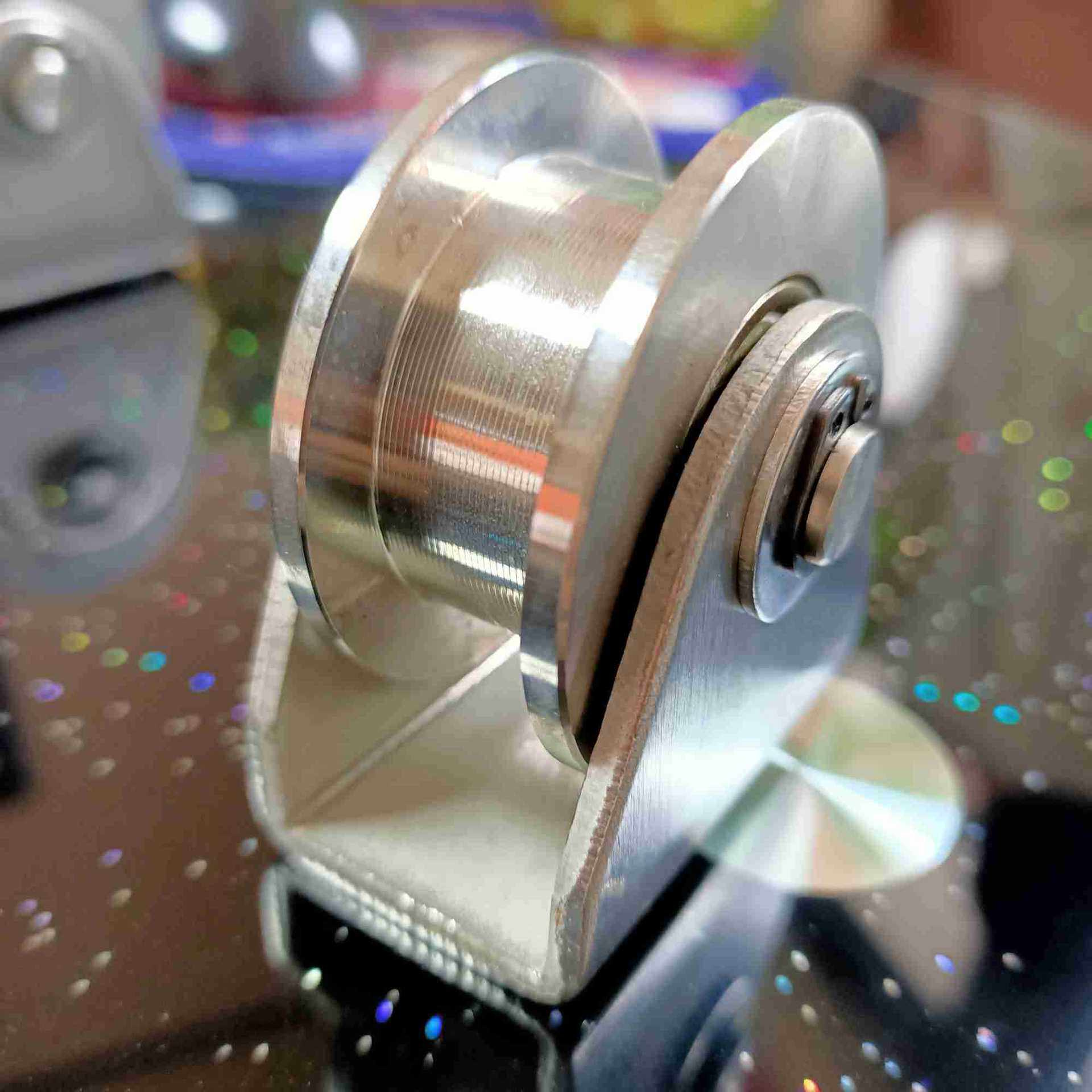 不锈钢滑轮供应双向轨道轮 平移起重牵引稳门滚轮v型u型h型导轨轮