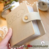 毛毡小狗卡册哪吒小卡收纳册迷你一宫格3寸三照片单格ins风高颜值